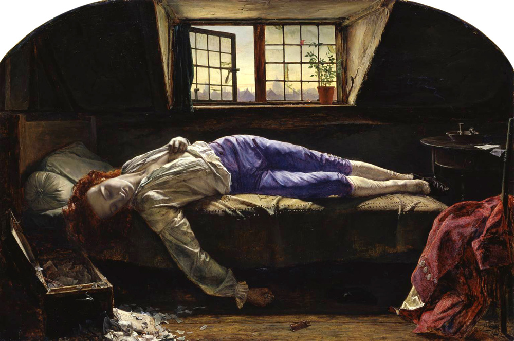 The Death of Chatterton - Henry Wallis